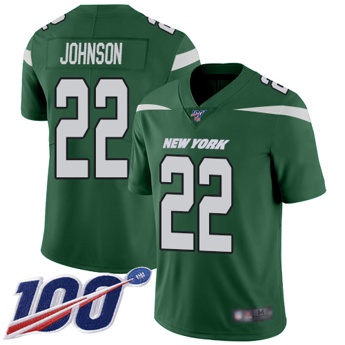 New York Jets Limited Green Youth Trumaine Johnson Home Jersey NFL Football #22 100th Season Vapor Untouchable